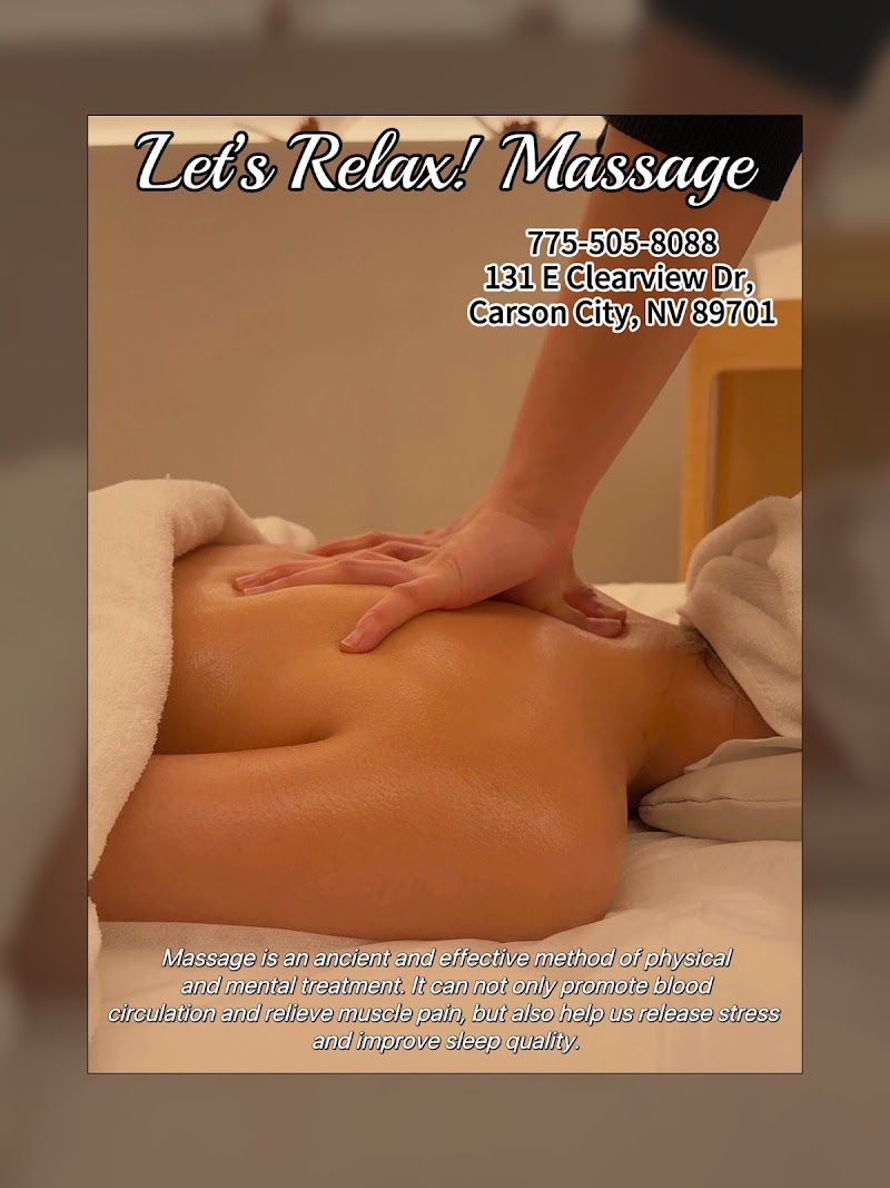 Let’s Relax! Massage, massage spa in Carson City, NV, photo 1 of 10